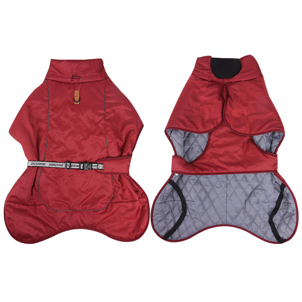 Duomm Wasserdichter Hundemantel | Regenmantel mit Pfoten | Dogmoda 