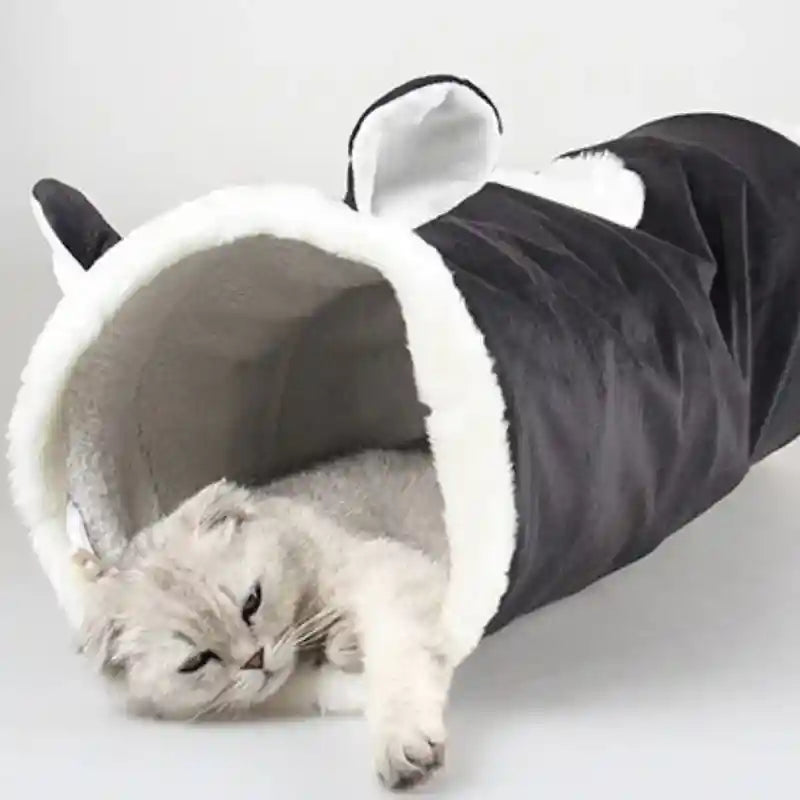 猫用サウンドチューブおもちゃ - インタラクティブぬいぐるみ 70cm