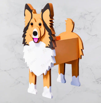 Portafiori Australian Shepherd - Vaso Cane 3 Dimensioni
