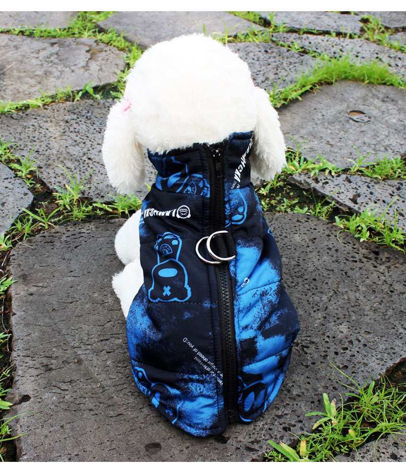 Cappottino Impermeabile Toronto per Cani con Zip e Doppio Anello