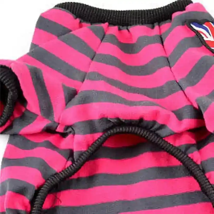 Maglia a Righe per Cani - Abbigliamento Invernale Caldo by Dog Moda