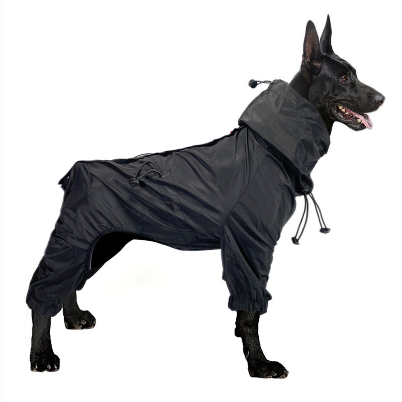 "Alpha" Four-Legged Dog Raincoat | Protection and Comfort for Rainy Days