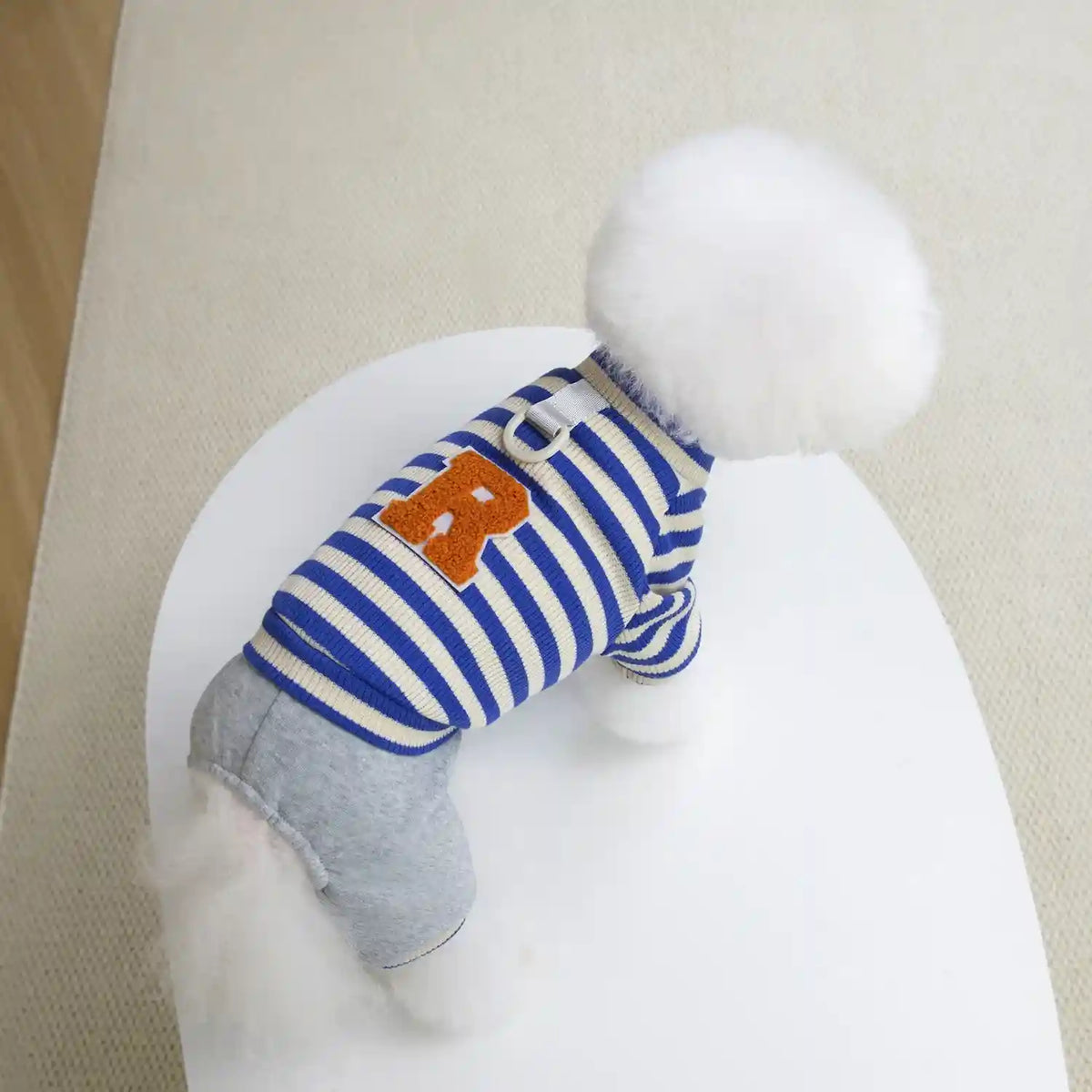 Tutina per Cani Robinson 4 Zampe - Pile a Righe Caldo by Dog Moda