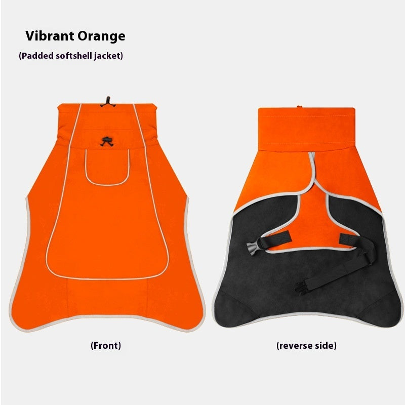 Imperméable pour chiens avec filet intérieur et cordon de serrage