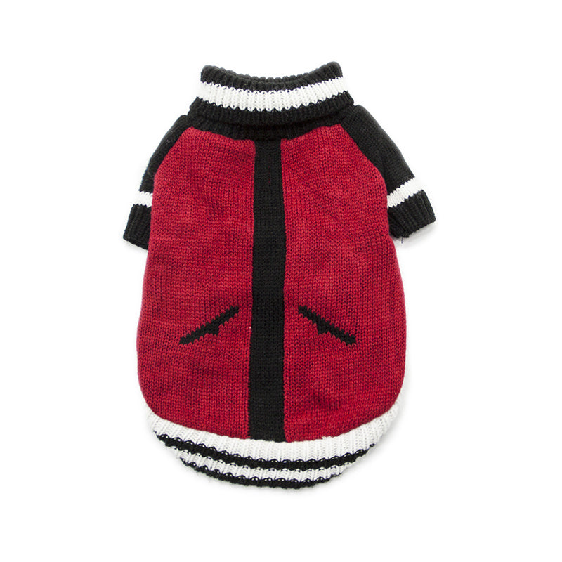 Boston Terrier Sweater – Embroidered High Neck
