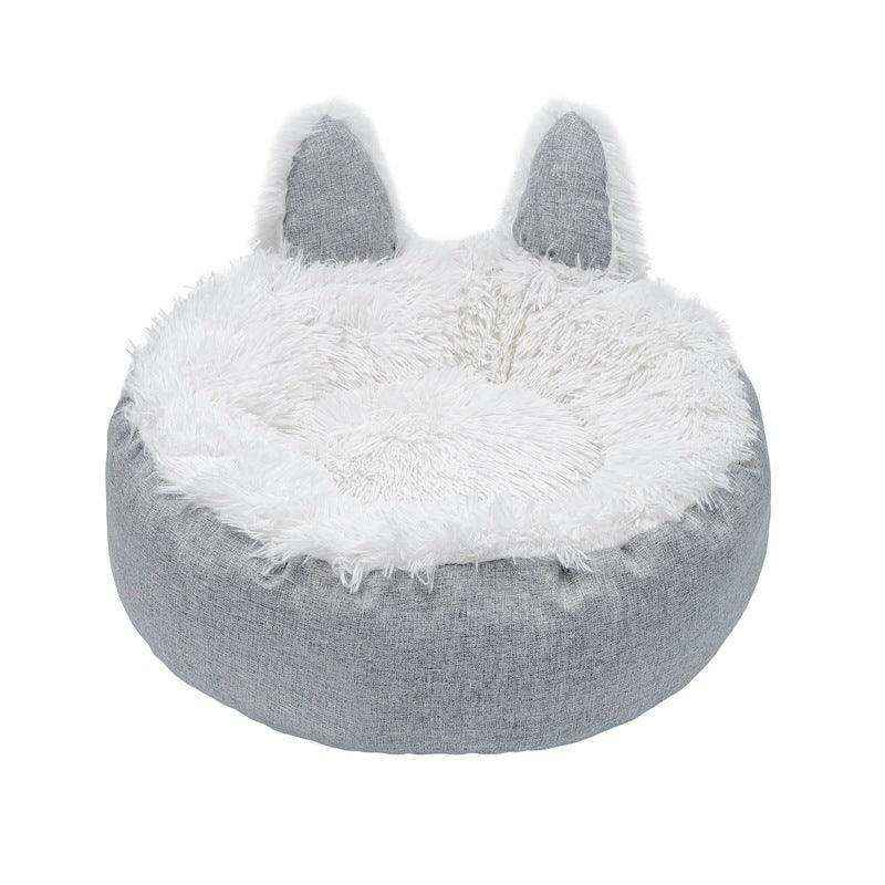 Cuccia Ears per Gatti - Morbida Tana Circolare con Orecchie by Dog Moda