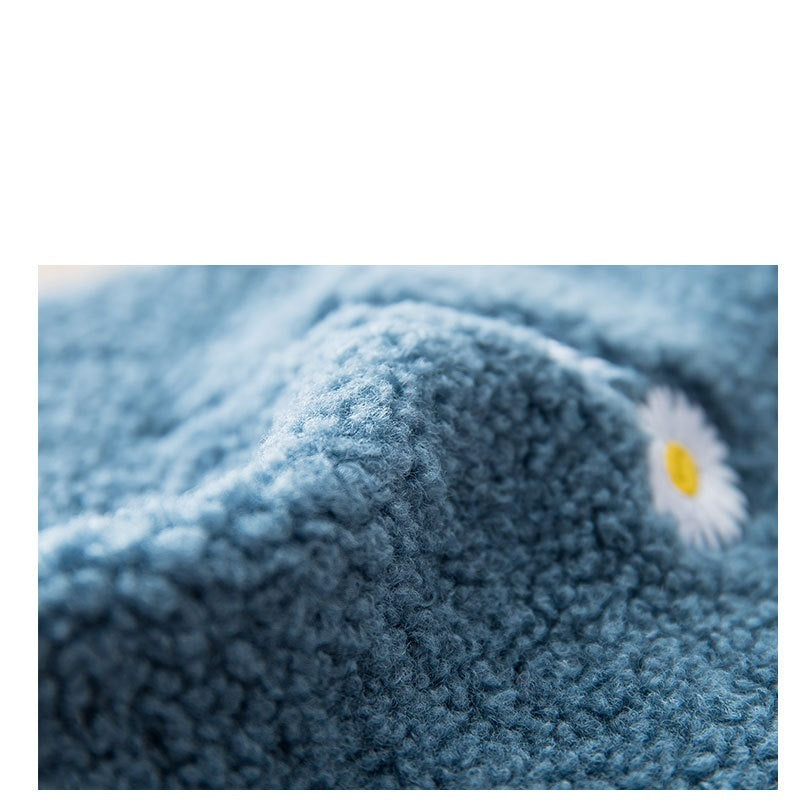 "Awesome" Dog Fleece Sweatshirt with Embroidery and Pastel Colors