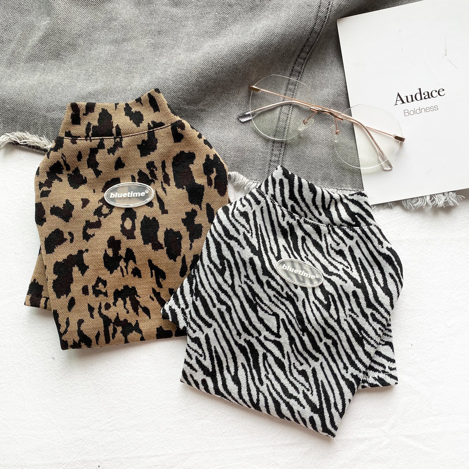 Maglietta per cani con stampe zebrata e leopardata: stile selvaggio per passeggiate glamour - Dog Moda