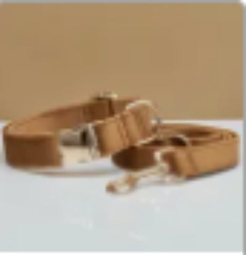 Personalisiertes Hundehalsband mit Namen und Nummer – Weicher Stoff