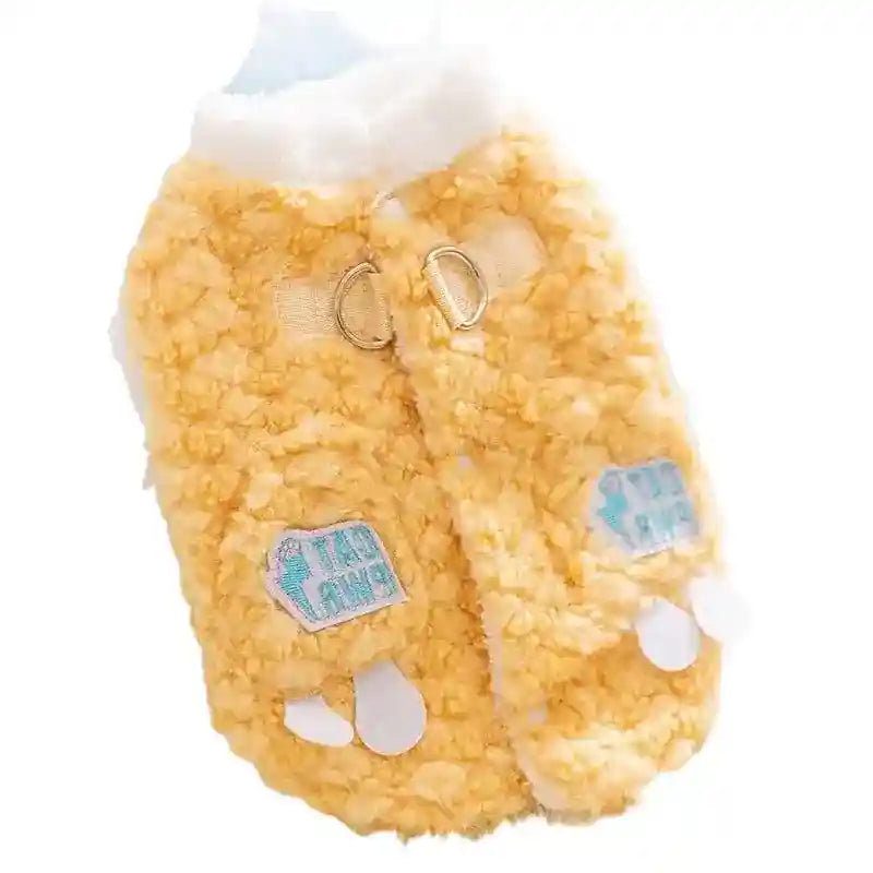 Abrigo de Lana para Perros - Suave con Parche Adorable