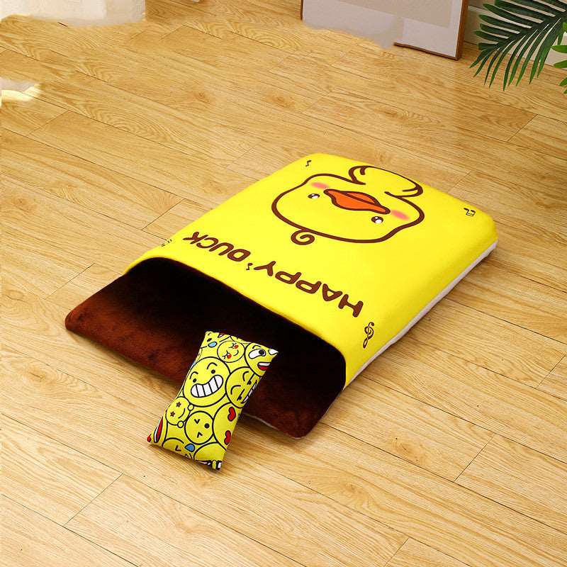 Cuccia Tonda Riscaldante per Cani e Gatti "Sunny" con USB