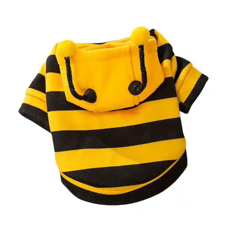 Sudadera con capucha para perros y gatos Abeja - Antenas divertidas