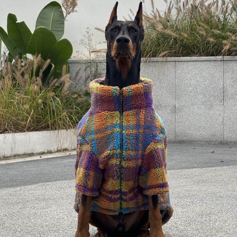 Sudadera para Perro de Forro Polar de Borrego Colorido Forro Cálido Instagram