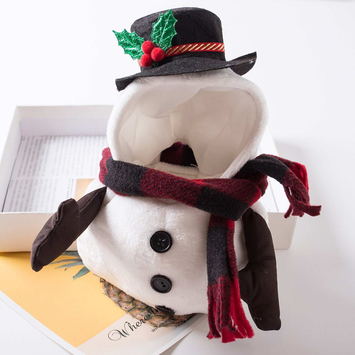Snowman Dog Costume - Perfect for Christmas