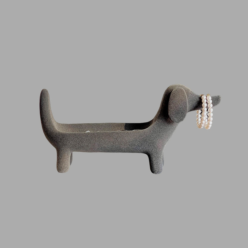Svuotasche Bassotto Decorativo – Porta Gioie e Bracciali in Resina