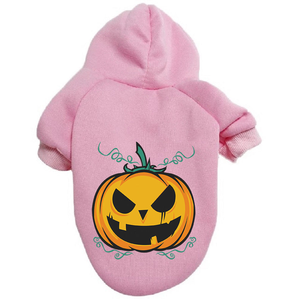 Hundehoodie „Halloween-Kürbis“