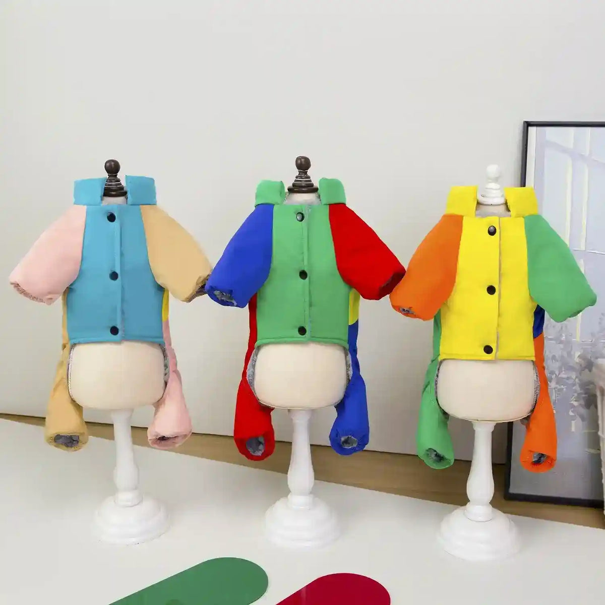 Cappotto Impermeabile per Cani con Zampe - Rainbow by Dog Moda