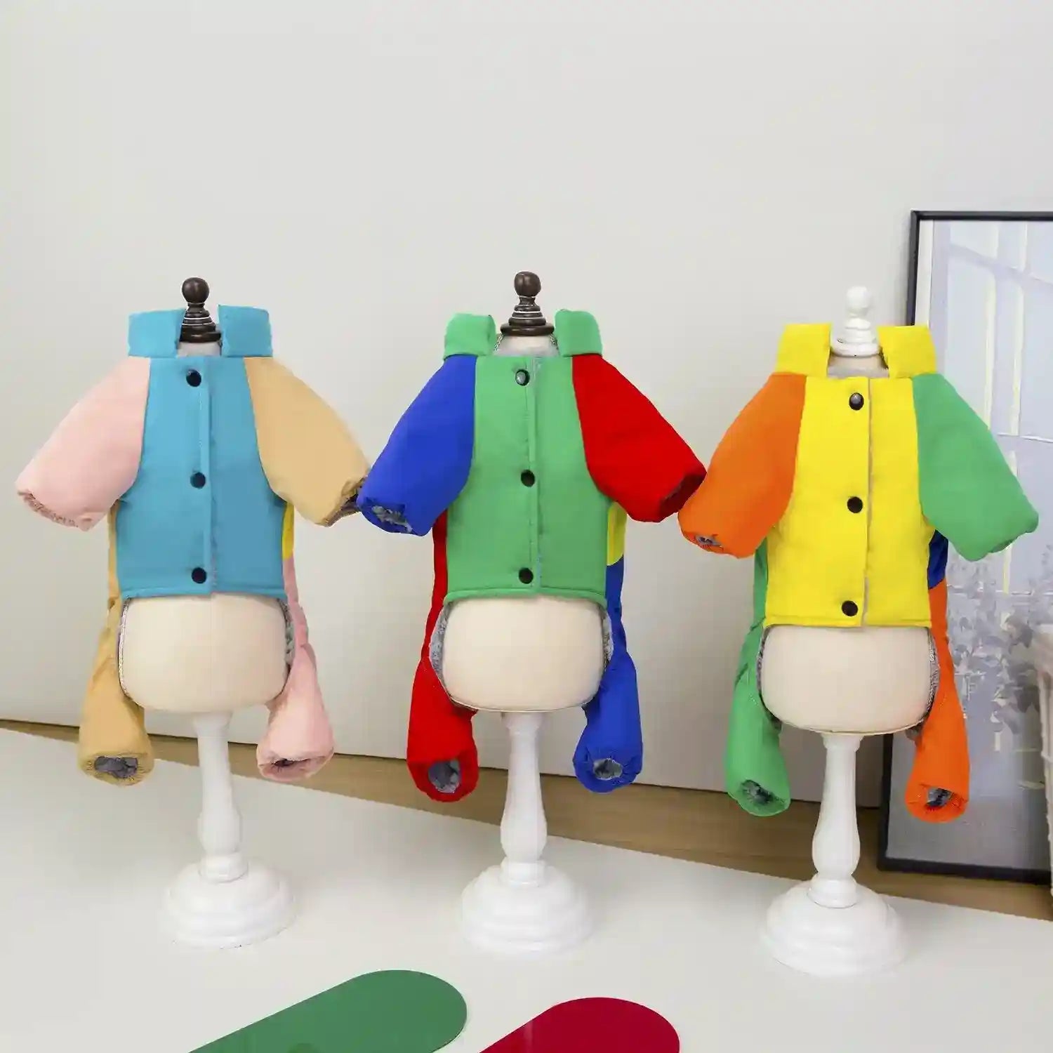 Cappotto Impermeabile per Cani con Zampe - Rainbow by Dog Moda