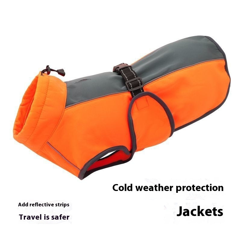 Astra Waterproof Winter Dog Coat with Reflective Inserts