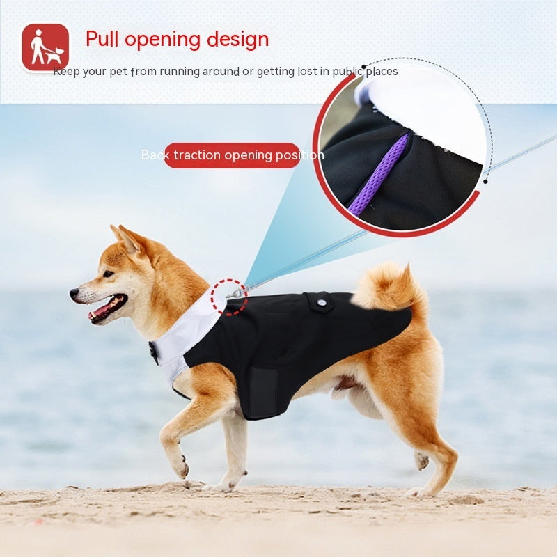 Dog Dress for Weddings and Birthdays Model "Suit"