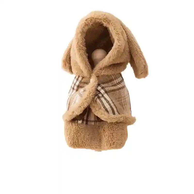 Set Panda Perros Gatos - Abrigo Vestido Invierno Caliente