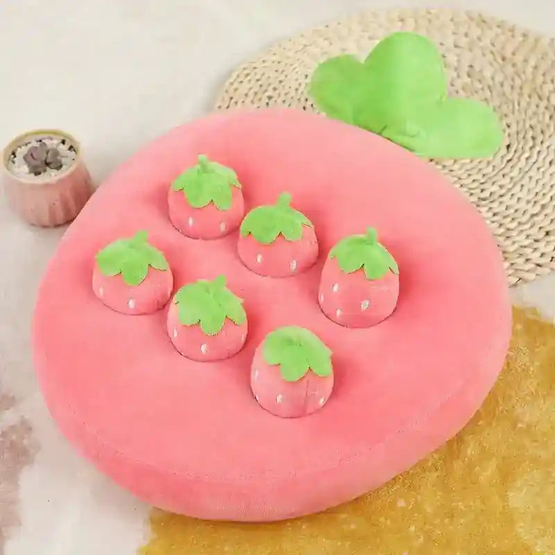 ぬいぐるみおもちゃ 犬 猫 おやつ隠し フルーツ 野菜