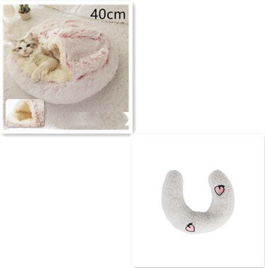 Cuccia Avvolgente "Comfort Ciambella" in Pile con Copertina - Dog Moda
