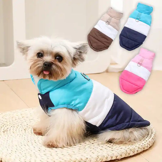 Cappotto SPACE Smanicato per Cani - Collo Alto Imbottito by Dog Moda