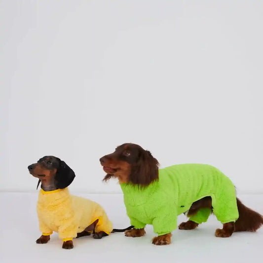 Tuta Pile Bassotto 4 Zampe - Abbigliamento Cani Inverno by Dog Moda