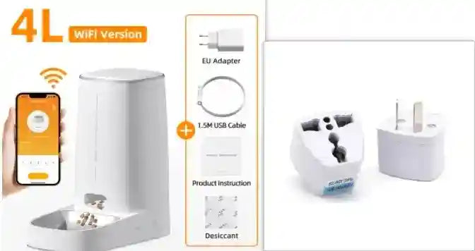 Distributore Automatico Cibo Cani Gatti 4L WiFi by Dog Moda
