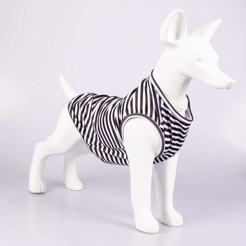 Striped Dog Shirt "Portofino"