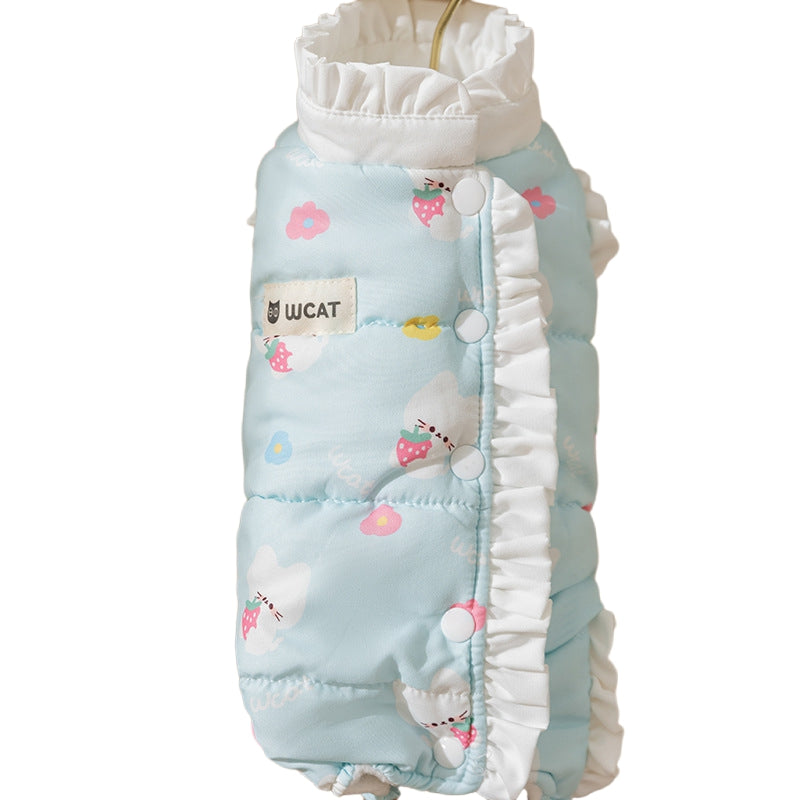 Cappottino WCAT per Cani con Orsetti - Caldo e Morbido