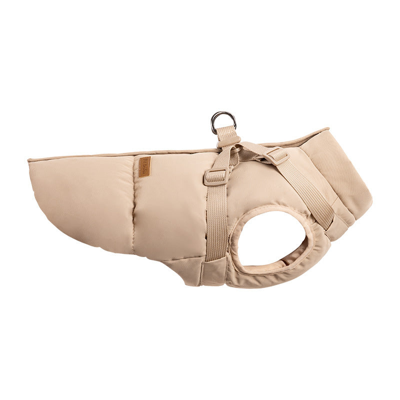 Vogue Padded Dog Coat with Integrated Harness