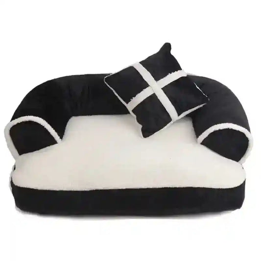 Cuccia Cane Gatto con Schienale Sfoderabile - 3 Colori by Dog Moda