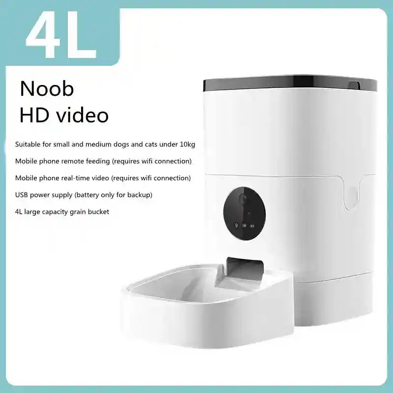 犬用自動ドライフードディスペンサー - 6L タイマー付き