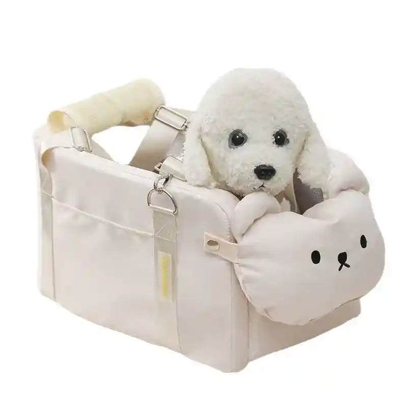 Trasportino Auto Cani Gatti Fluffy Baby - Sicuro Viaggio