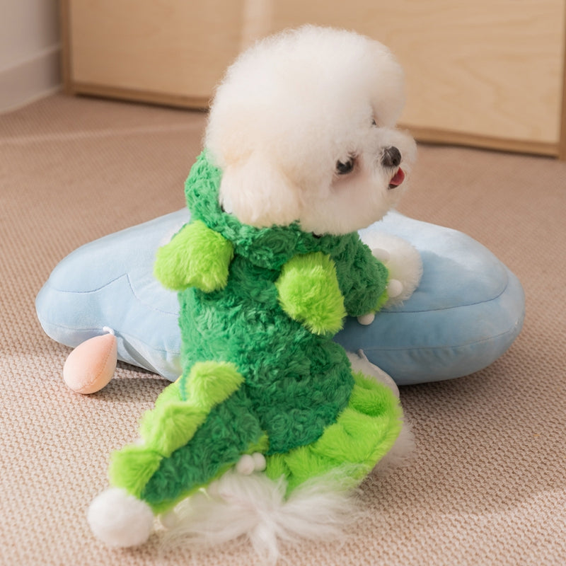 Cappotto Dinosauro per Cani con Cappuccio - Imbottito