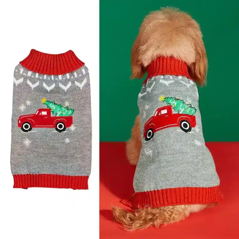 Maglione Natale per Cani - 11 Fantasie Babbo Natale Renne by Dog Moda