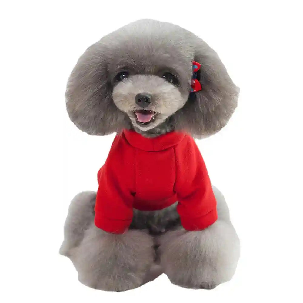 Felpa Pile Cani con Stampe - Cappuccio e Design Trendy by Dog Moda