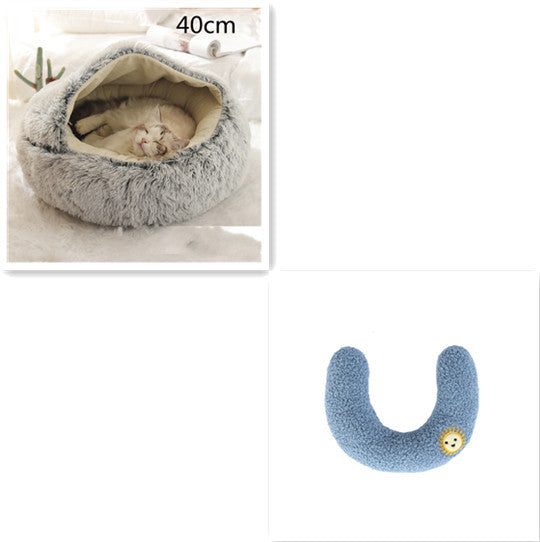 Cuccia Avvolgente "Comfort Ciambella" in Pile con Copertina - Dog Moda