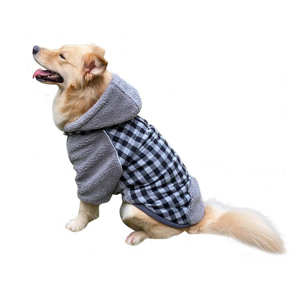 Cappotto per Cani con Cappuccio in Pile Staccabile | Dogmoda