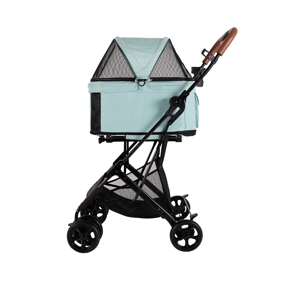 3 in 1 Stroller for Dogs and Cats "TriFold" with Removable Cabin Ibiyaya