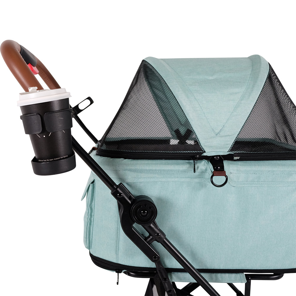 3 in 1 Stroller for Dogs and Cats "TriFold" with Removable Cabin Ibiyaya