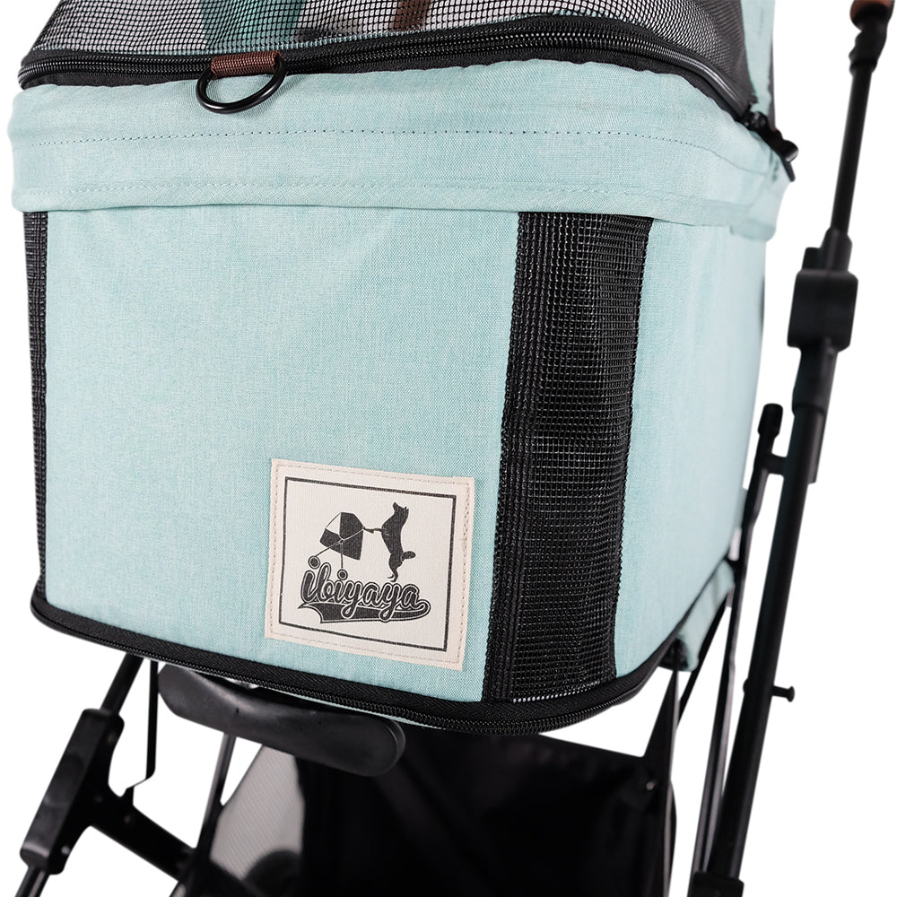 3 in 1 Stroller for Dogs and Cats "TriFold" with Removable Cabin Ibiyaya