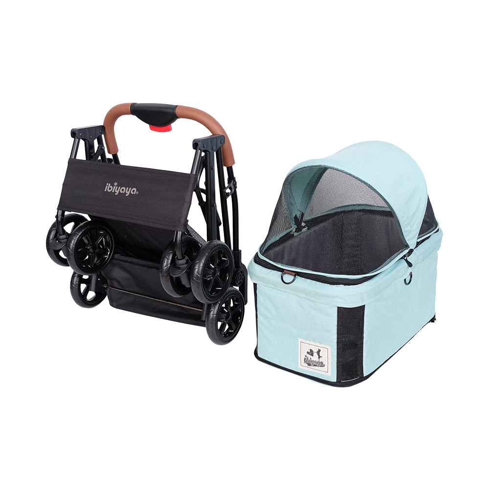 3 in 1 Stroller for Dogs and Cats "TriFold" with Removable Cabin Ibiyaya