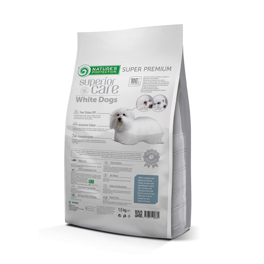 NPSC® WHITE DOG GF WHITE FISH ADULT SMALL BREED 1.5 KG