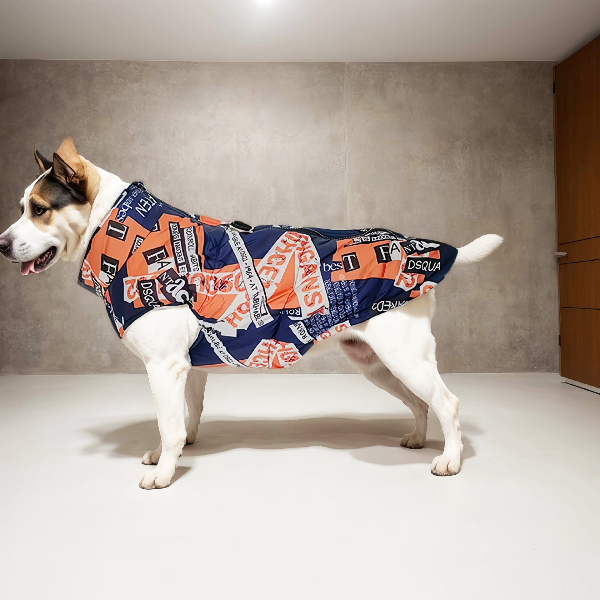 Cappotto Impermeabile per Cani "Vogue" - Con Pettorina e Colletto Protettivo