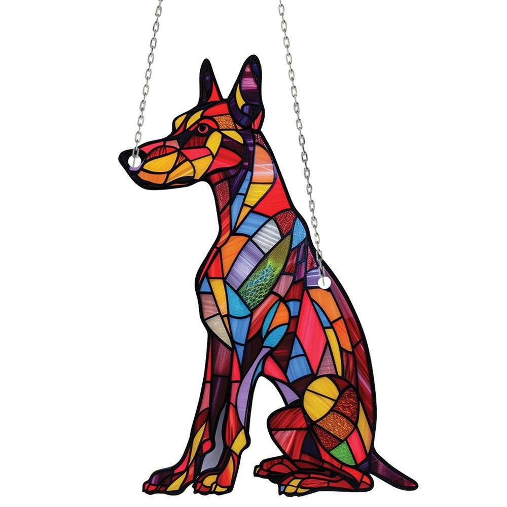 Colorful Mosaic Pendant for Dogs – Different Breeds Available