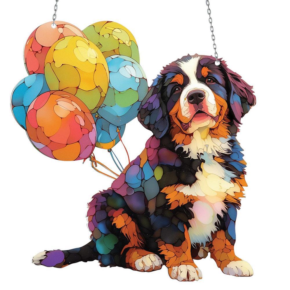 Colorful Mosaic Pendant for Dogs – Different Breeds Available