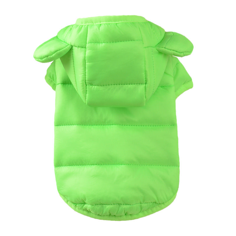 "ROAR" Dog Coat with Hood and Ears - Many Fun Styles